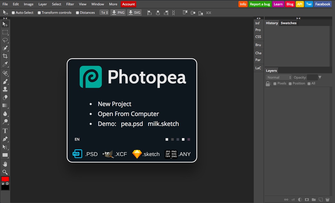 Memperkenalkan Photopea, Aplikasi Edit Foto Online Alternatif Selain Photoshop
