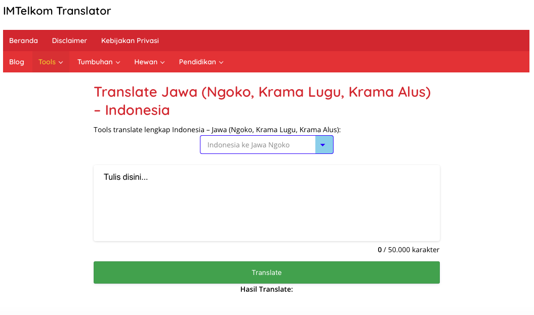 3 Tools Translate Jawa Ke Indonesia Bermanfaat